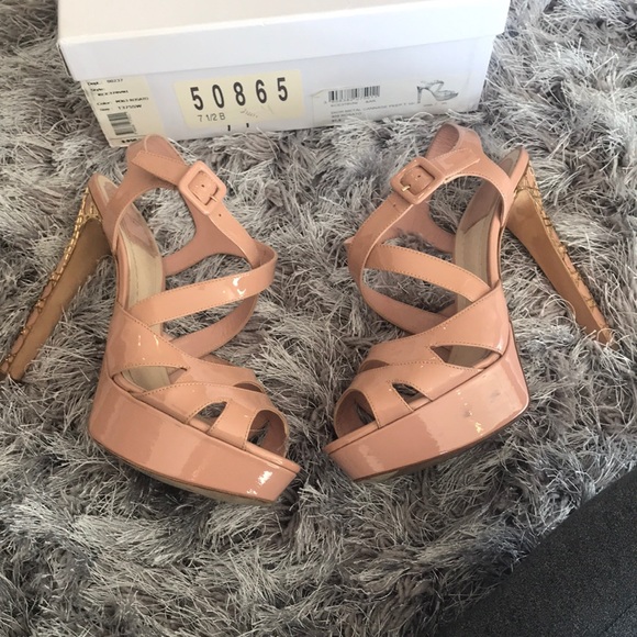 Dior Metal Cannage Peep Toe Heels - Picture 6 of 7